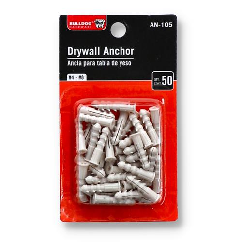 Wholesale 50CT DRYWALL ANCHORS SIZE #4-8