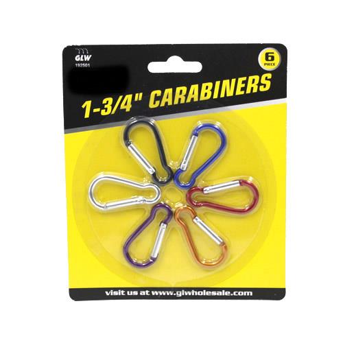 Wholesale Z6pc CARABINERS-1-3/4""