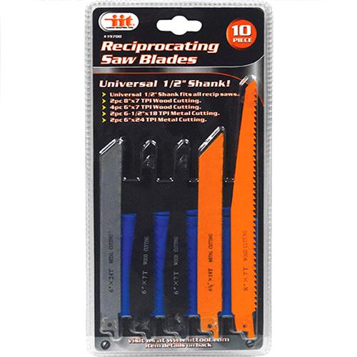 6 Inch 24T Reciprocating Saw Blades – 10 Pack, Made In USA