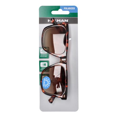 Wholesale HILLMAN POLARIZED IMPACT RESISTANT SUNGLASSES BROWN TORTOISE