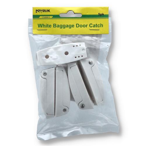 Wholesale 5PC WHITE RV BAGGAGE DOOR CATCH