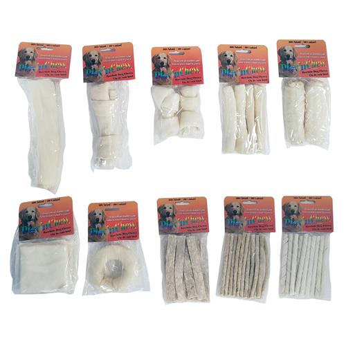 Wholesale ASSORTED RAWHIDE DOG CHEWS