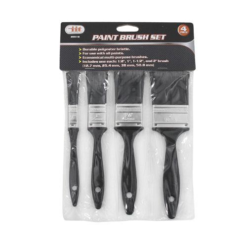 Wholesale 4pc PAINTBRUSH PLASTIC HANDLES 1/2", 1",1-1/2",2"