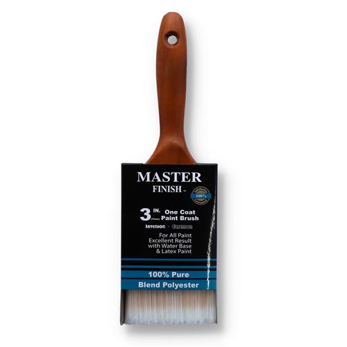 Wholesale 3" MASTER FINISH WOOD HANDLE ONE COAT PAINT BRUSH