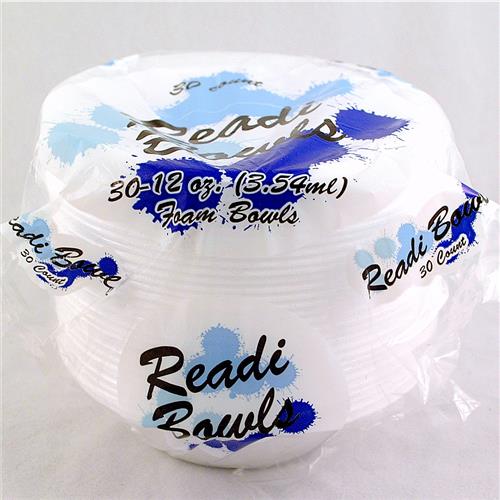 Wholesale Readi White Foam Bowls 12 oz