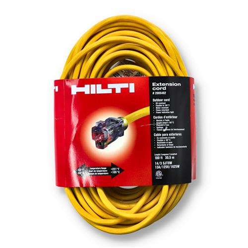Wholesale 100' 14/3 SJTOW EXTENSION CORD WITH POWER INDICATOR LIGHT