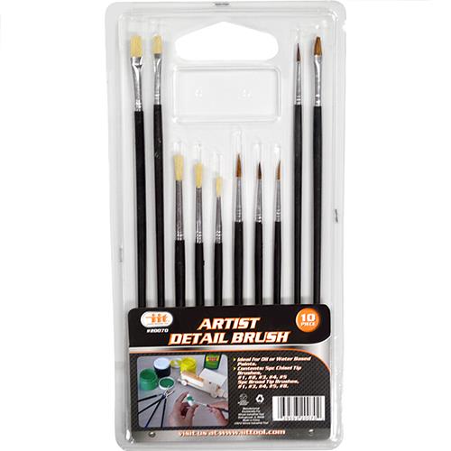 Wholesale 10PC Artist Detail Brush Set