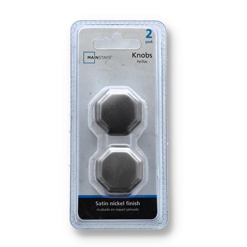 Wholesale Z2PK OCTAGON CABINET KNOBS SATIN NICKEL