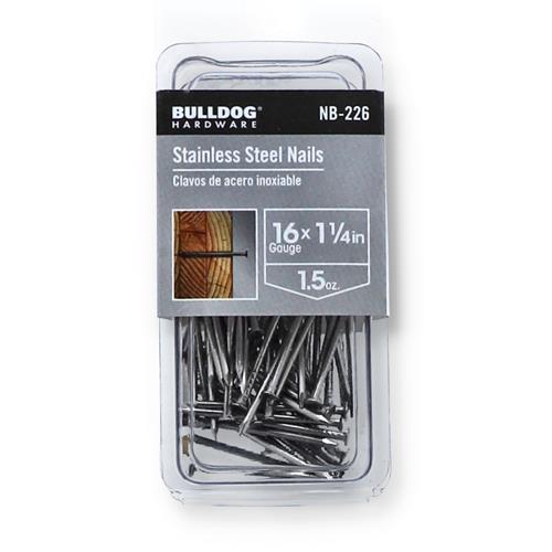 Wholesale 1.5OZ STAINLESS STEEL NAILS 16g 1-1/4''