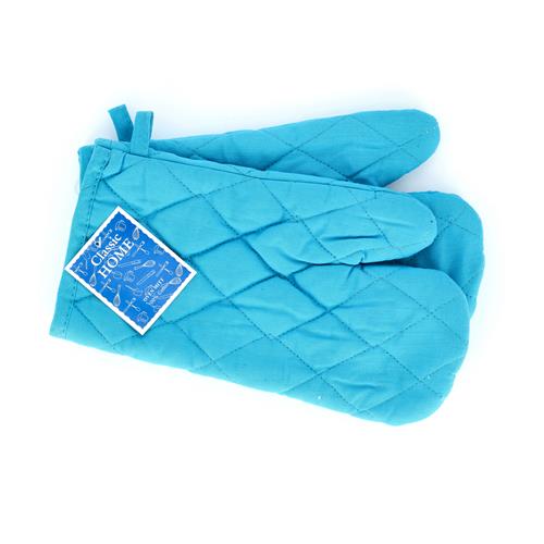 Wholesale 2 Pk Bright Solid Woven Oven Mitt 12 per case
