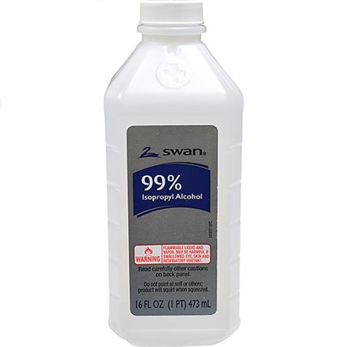 Wholesale Swan 99% Isopropyl Alcohol 16 oz Bottle (USA)