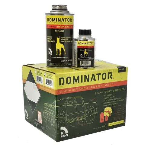 Wholesale USC DOMINATOR EZ SPRAY URETHANE BED AND BODY LINER KIT CONTAINS 4 PART A RESIN 4