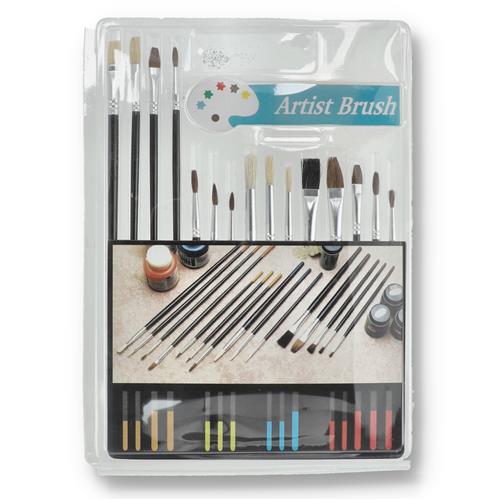 Wholesale 15pc COMBINATION ARTIST BRUSH SET