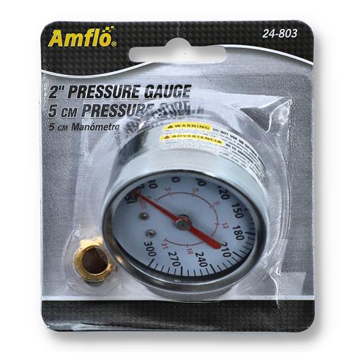 Wholesale AMFLO 2'' PRESSURE GAUGE w/1/4'' ADAPTER