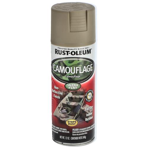 Wholesale Z12OZ CAMOUFLAGE ULTRA FLAT KHAKI SPRAY PAINT