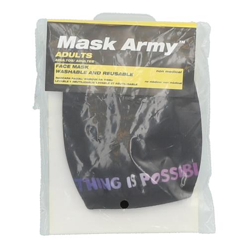 Wholesale 3PLY CLOTH FACE MASK ANYTHING IS POSSIBLE ADULT