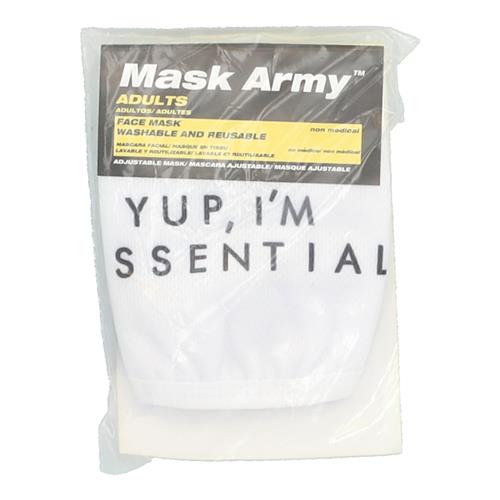 Wholesale 3PLY CLOTH FACE MASK I'M ESSENTIAL ADULT ADJUSTABLE SIZE