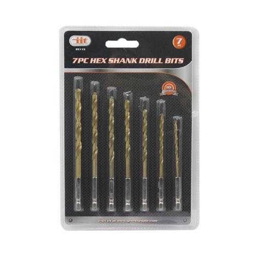 Wholesale 7PC HEX SHANK DRILL BITS