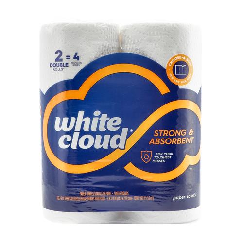 Wholesale 2 DOUBLE ROLL PAPER TOWELS 110 2PLY CHOOSE-A-SIZE SHEETS PER ROLL
