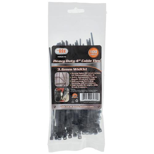 Wholesale 100PC Heavy Duty 4" X 3.6 mm Cable Ties