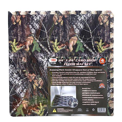 Wholesale Z4pk CAMO SHOP FLOOR MAT SET