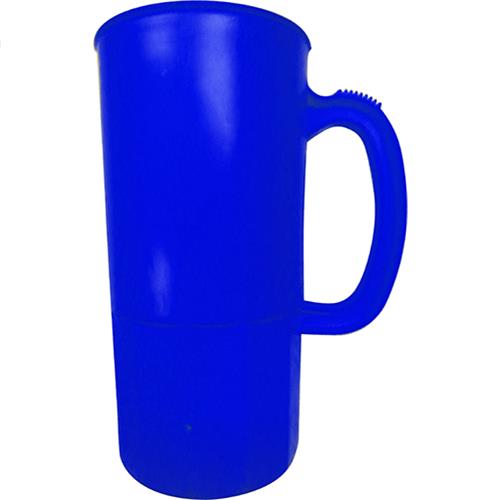 Wholesale Z32OZ. PLASTIC MUG BLUE GLW