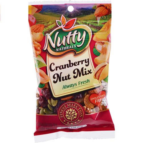 Wholesale Nutty Naturals Cranberry Nut Mix Clip Strip