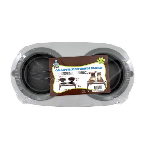 Wholesale GLS COLLAPSIBLE PET BOWLS STATION