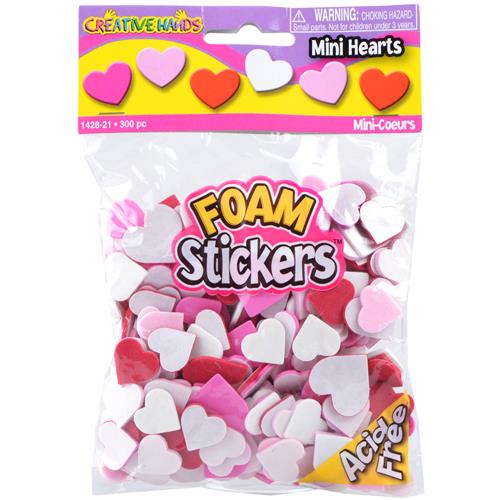 Wholesale Creative Hands Mini Foam Heart Stickers - GLW