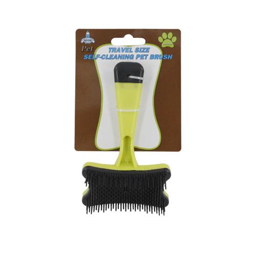 Wholesale SELF CLEANING PET BRUSH TRAVEL-SIZE