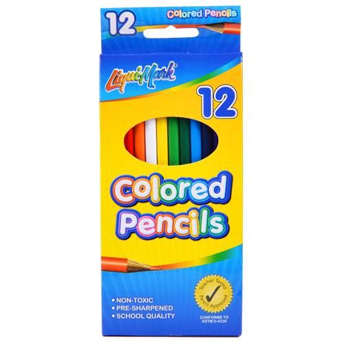 Wholesale Liqui-Mark Colored Pencils 7" Assorted Colors