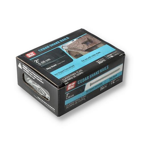 Wholesale GRIP-RITE 1LB CEDAR SHAKE NAILS 2'' RING SHANK HDG