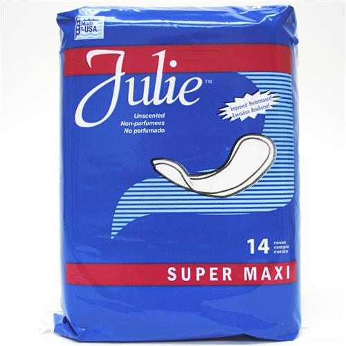 Wholesale Julie Brand Super Maxi Pads