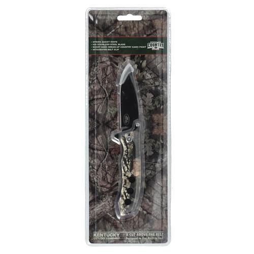 Wholesale KENTUCKY CUTLERY COMPANY SPRING ASSIST KNIFE MOSSY OAK 4 INCH