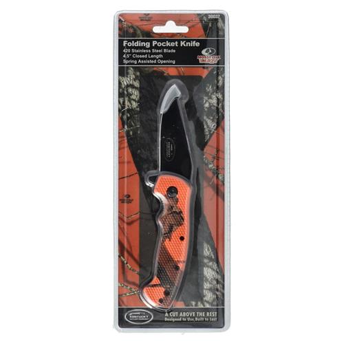 Wholesale KENTUCKY CUTLERY COMPANY FOLDING POCKET KNIFE ORANGE CAMO 4.5 INCH WITH SS BLADE