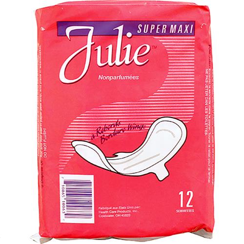 Wholesale Julie Brand Super Maxi Pad w/Wings