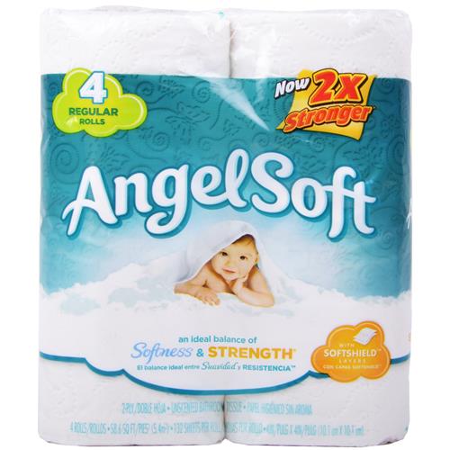 Wholesale Angel Soft Regular Bath Tissue White 2 Ply