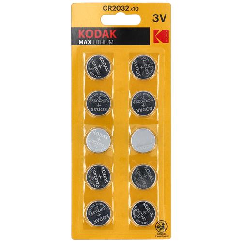 Wholesale 10PK KODAK CR2032 LITHIUM COIN CELL BATTERIES