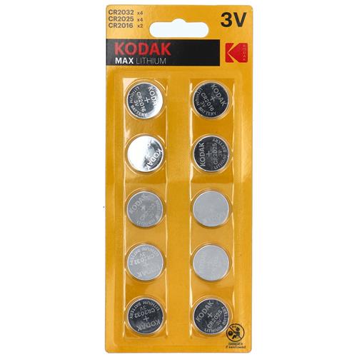 Wholesale 10PK LITHIUM COIN CELL BATTERIES CR2016-2025-2032