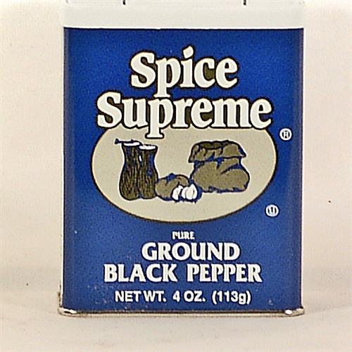 Wholesale Spice Supreme Black Pepper Tin