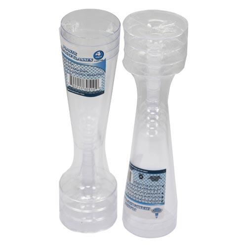 Wholesale Z4pc PLASTIC CHAMPAGNE GLASSES