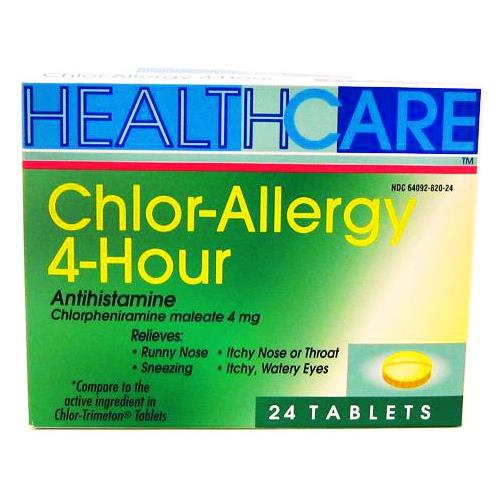 Wholesale Health Care Chlor-Allergy Tablets 4-Hour (Chlor-Tr