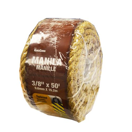 Wholesale Z50' MANILLA ROPE 3/8"" TWISTED