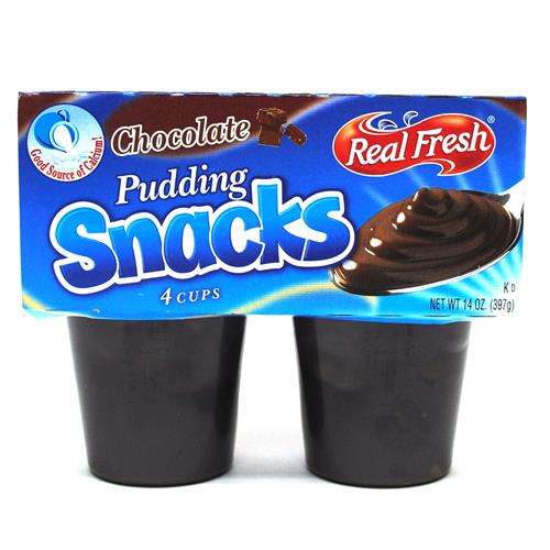 Wholesale Real Fresh Chocolate Pudding 4 pk