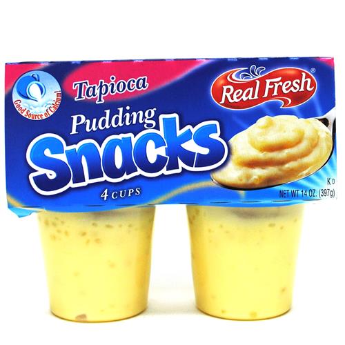 Wholesale Real Fresh Tapioca Pudding Snacks 4 pack