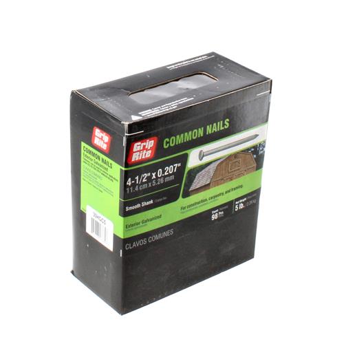 Wholesale GRIP-RITE 5LB COMMON NAILS 30D 4-1/2'' x .0207''