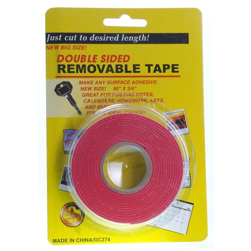 removable double sided tape adhesive heavy duty