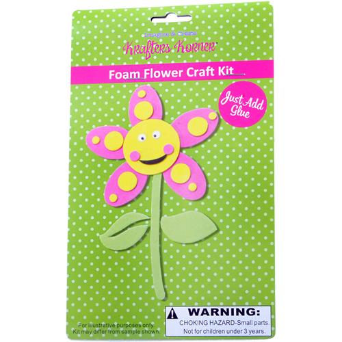 Wholesale Foam Flower Craft Kit GLW