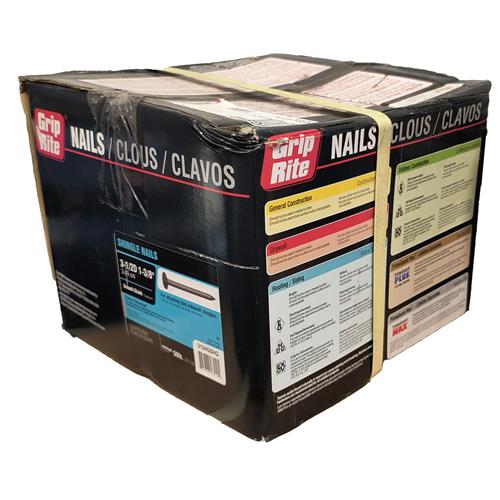 Wholesale GRIP-RITE 50LB SHINGLE NAILS 1-3/8'' #3-1/2D GALVANIZED