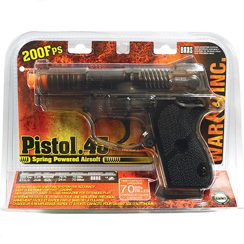 Wholesale ZPISTOL.45 HIGH CAPACITY AIRSOFT GUN